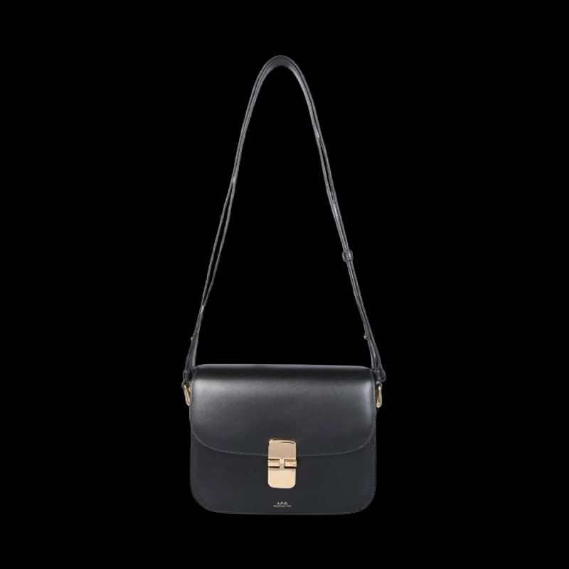 그레이스 로고 프린트 스몰 숄더백