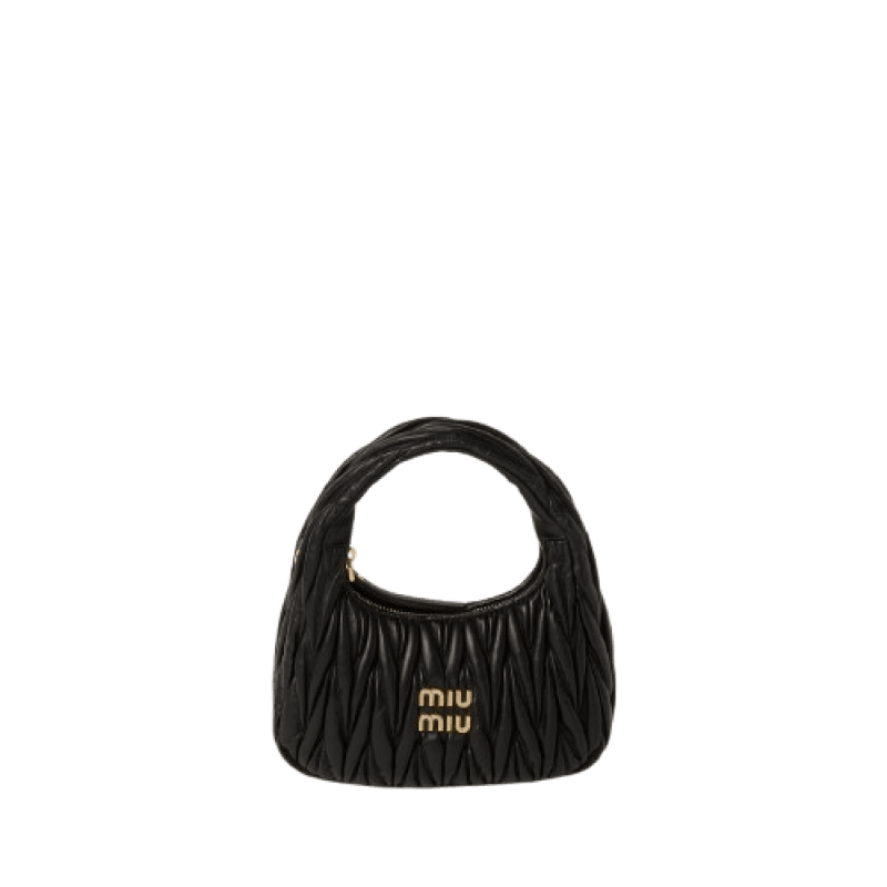 미우미우 완더 마테라쎄 나파 호보백 스몰 제품 사진 미우미우 완더 마테라쎄 나파 호보백 스몰 제품 사진