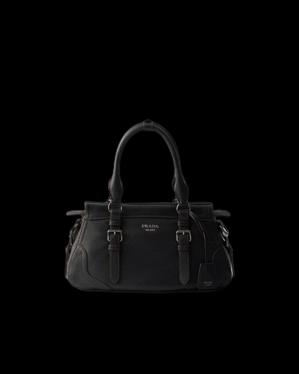 라지 가죽 토트백