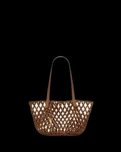 생로랑 우드 비즈 소재 PANIER 스몰 백 제품 사진 생로랑 우드 비즈 소재 PANIER 스몰 백 제품 사진