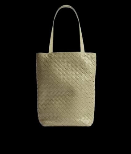 small intrecciato north-south tote