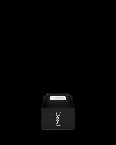 모노그램 엠보스드 가죽 소재의 TAKE-AWAY BOX