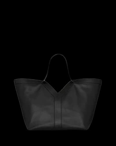 가죽 소재의 Y 토트